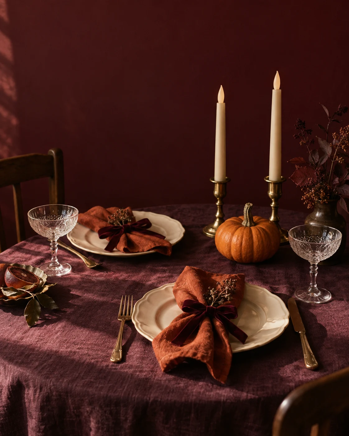 Illustrative artwork for Table for Two. Plus Ghosts.